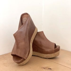 Jeffrey Campbell Havana Last Clogs, leather with jute detail